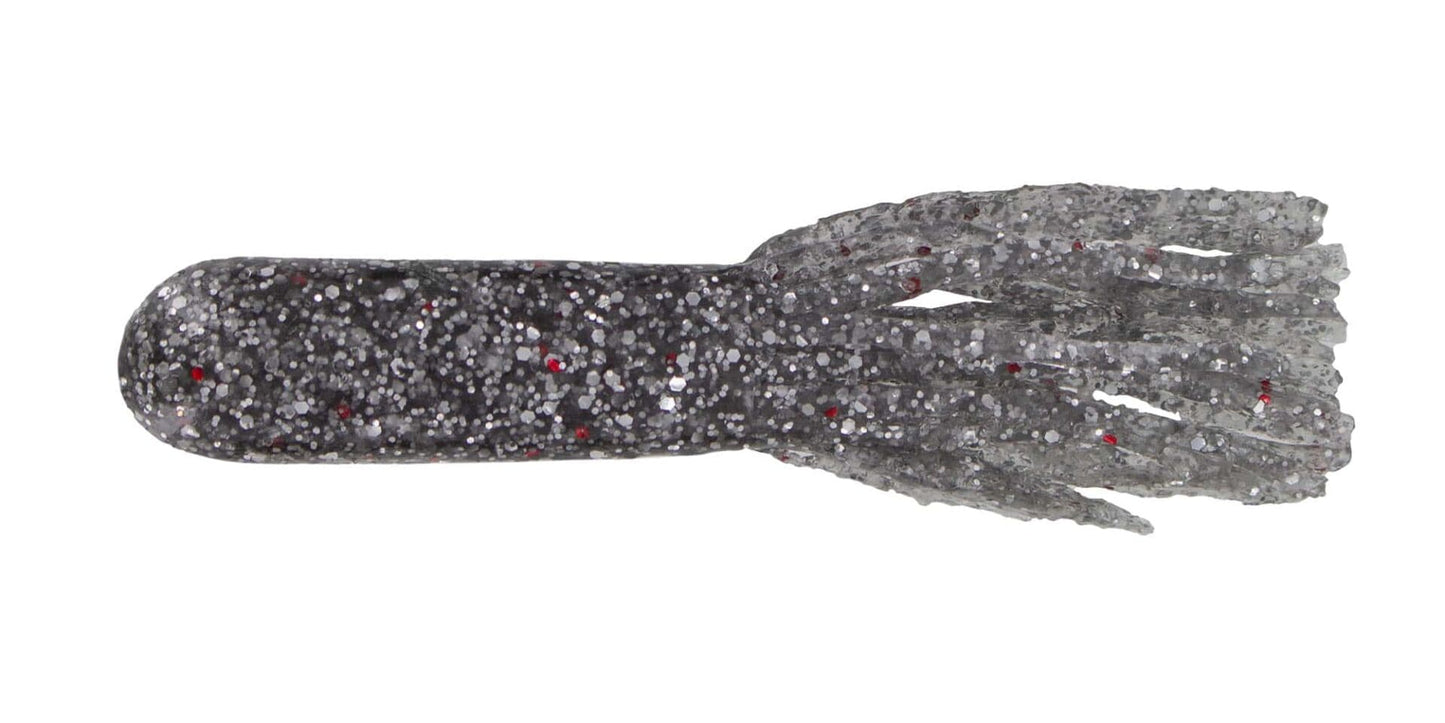 BIG BITE BAITS 3.5" TOUR TUBE / SMOKY SILVER (10 PACK)