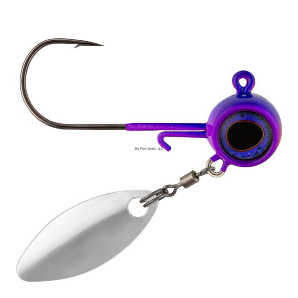 cd fishing lures Northland Tackle Deep-Vee Spin Jig, 1/8 Oz, Purpledescent