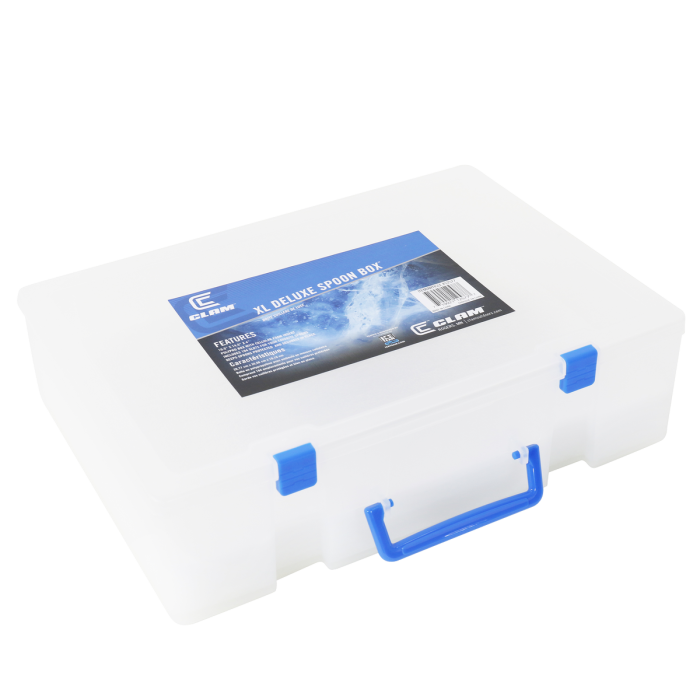extra large tackle boxes Clam Extra Large Deluxe Spoon Box – Dewey Catchem & How