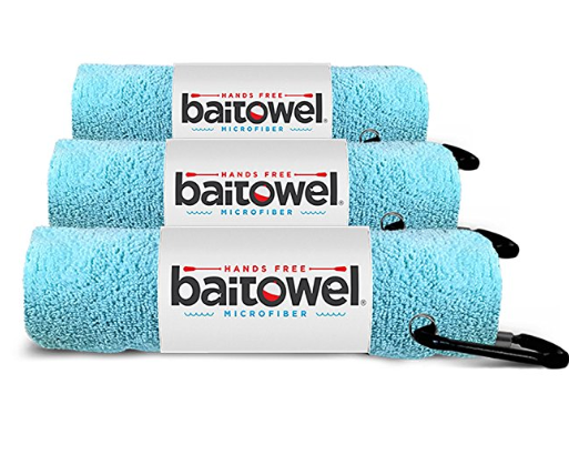 Clip Wipe Bait Towel - CARIBBEAN BLUE