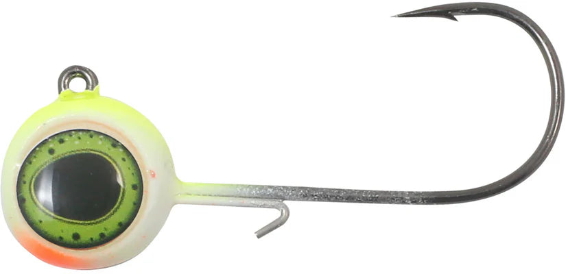 NORTHLAND DEEP-VEE JIG / 1.75" / 3/8 OZ - #3/0 HK / 3 PACK / CHARTREUSE