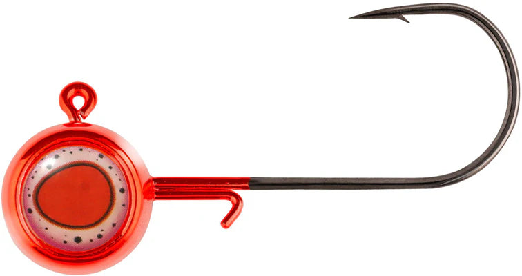 NORTHLAND DEEP-VEE JIG / 1.75" / 3/8 OZ - #3/0 HK / 3 PACK / METALLIC ORANGE