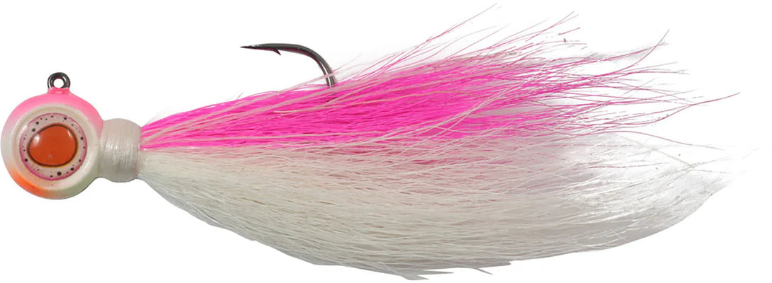 NORTHLAND DEEP-VEE BUCKTAIL JIG / 3.25" / 3/8 OZ - #3/0 HK / PINK