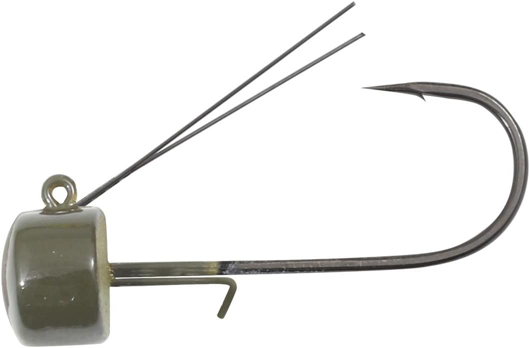 NORTHLAND WEEDLESS NEDSTER / 1.375" / 1/4 OZ - #1/0 HK / 2 PACK / GREEN PUMPKIN