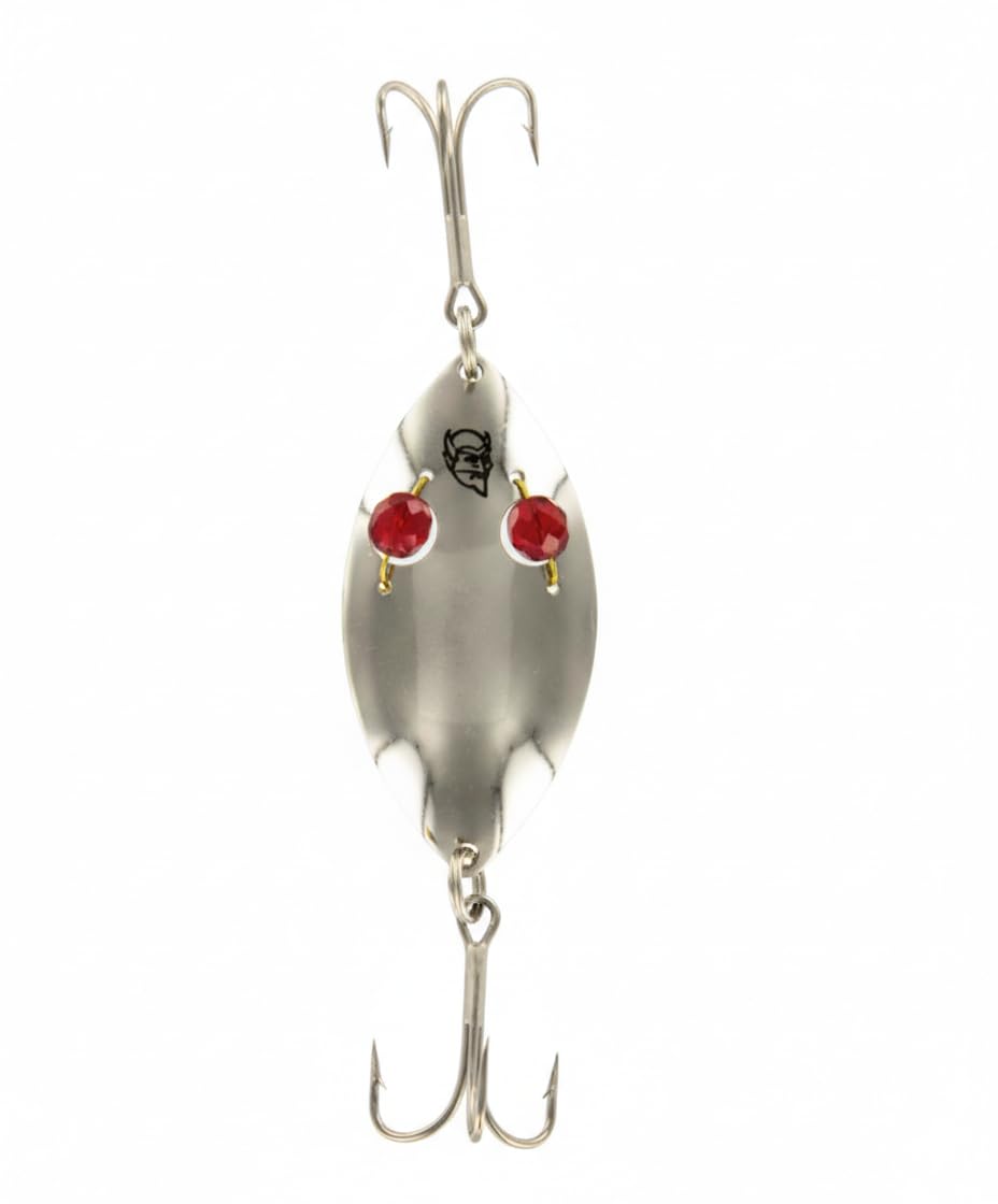 EPPINGER DARDEVLE REDEYE WIGGLER-1/2-NICKEL