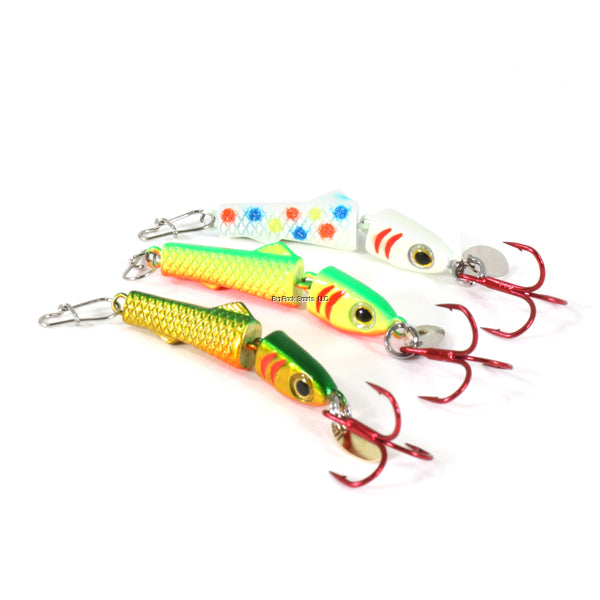 Clam 16854 Jointed Pinhead Pro Kit, 1/8oz, Size 10
