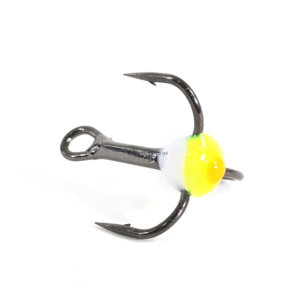 epoxy fishing hook Clam 17562 Gaff Epoxy Treble, Size 10, Orange/Chart/White, 6 pack – Dewey  Catchem & How