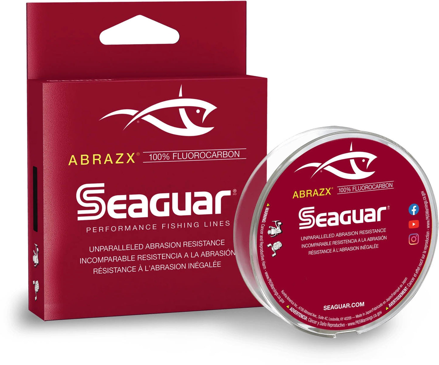 Seaguar 8AX200 ABRAZX Fluorocarbon Fishing Line 200yds