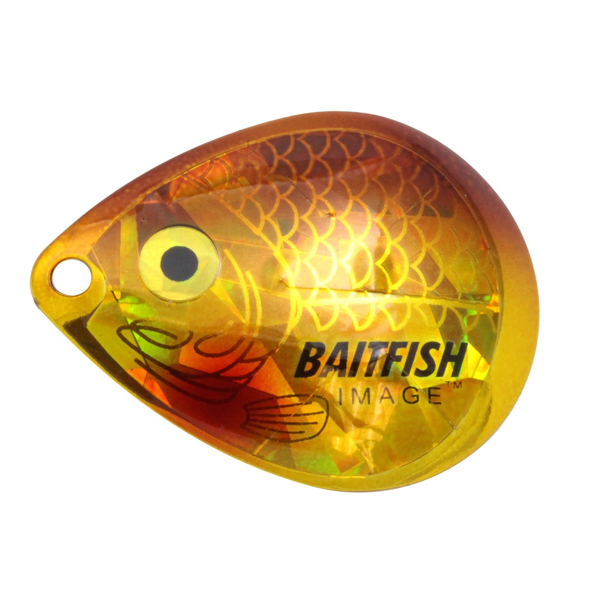 NORTHLAND BAITFISH-IMAGE COLORADO BLADES / 1.25" / 3 PACK / GOLDEN SHINER