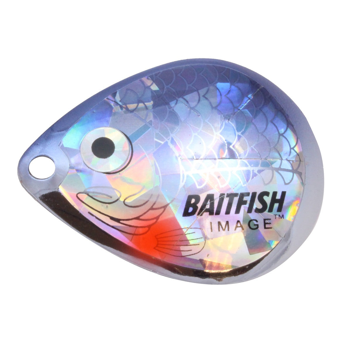 NORTHLAND BAITFISH-IMAGE COLORADO BLADES / 1.25" / 3 PACK / SILVER SHINER