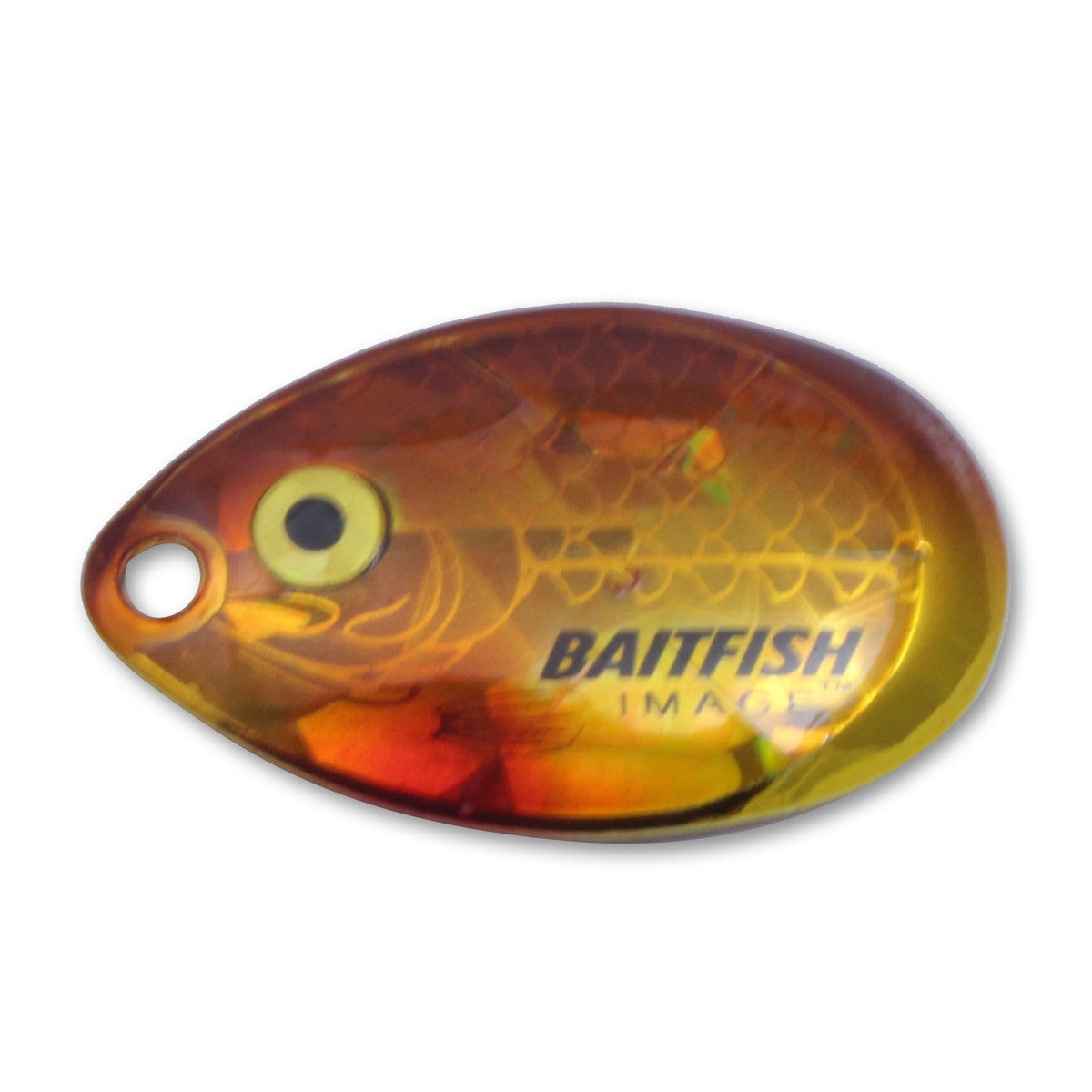NORTHLAND BAITFISH-IMAGE INDIANA BLADES / 1.125" / 3 PACK / GOLDEN SHINER