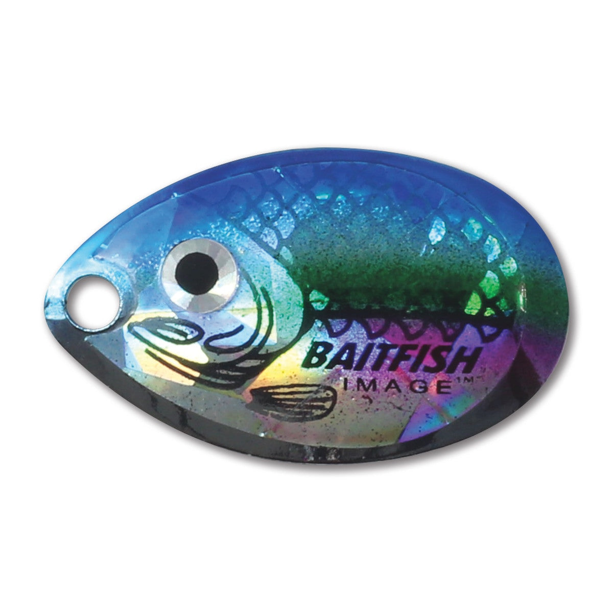 NORTHLAND BAITFISH-IMAGE INDIANA BLADES / 1.125" / 3 PACK / RAINBOW