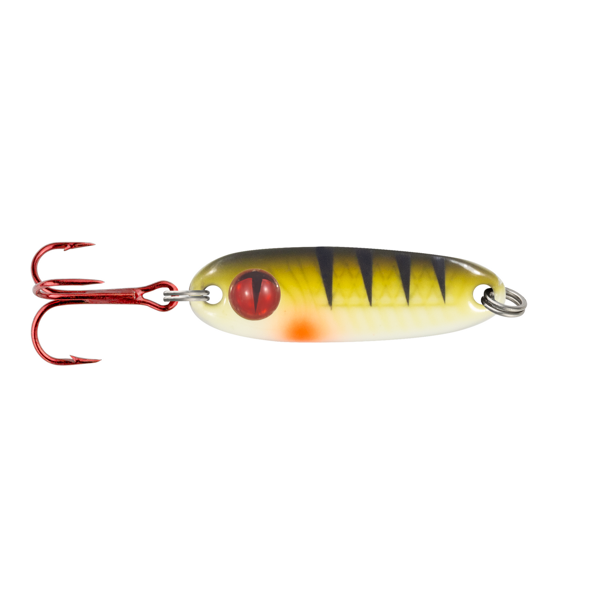 NORTHLAND TACKLE TUNGSTEN FORAGE MINNWO SPOON 1/4 OZ #16 HK UV GREEN PERCH