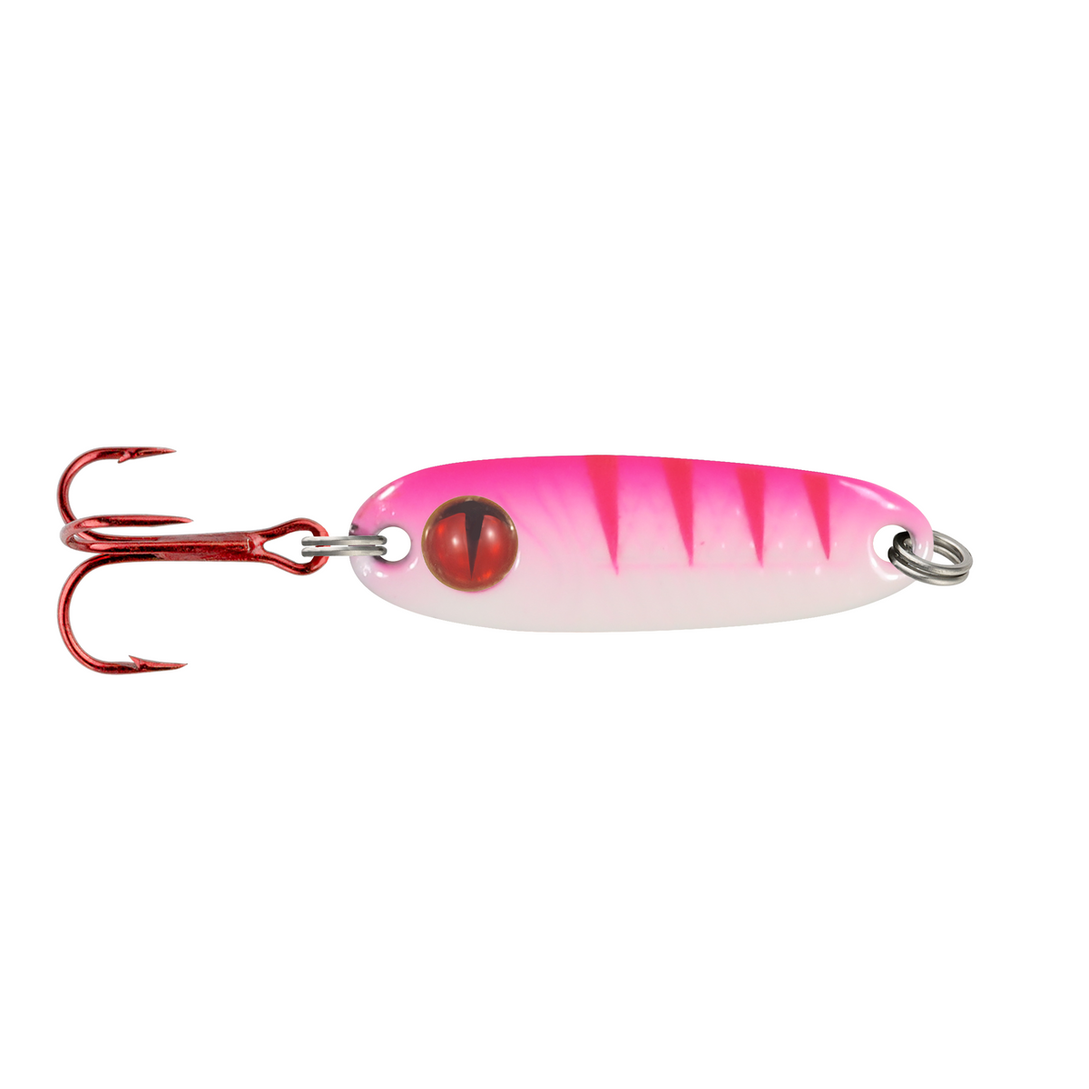 NORTHLAND TACKLE TUNGSTEN FORAGE MINNWO SPOON 1/4 OZ #16 HK UV PINK TIGER