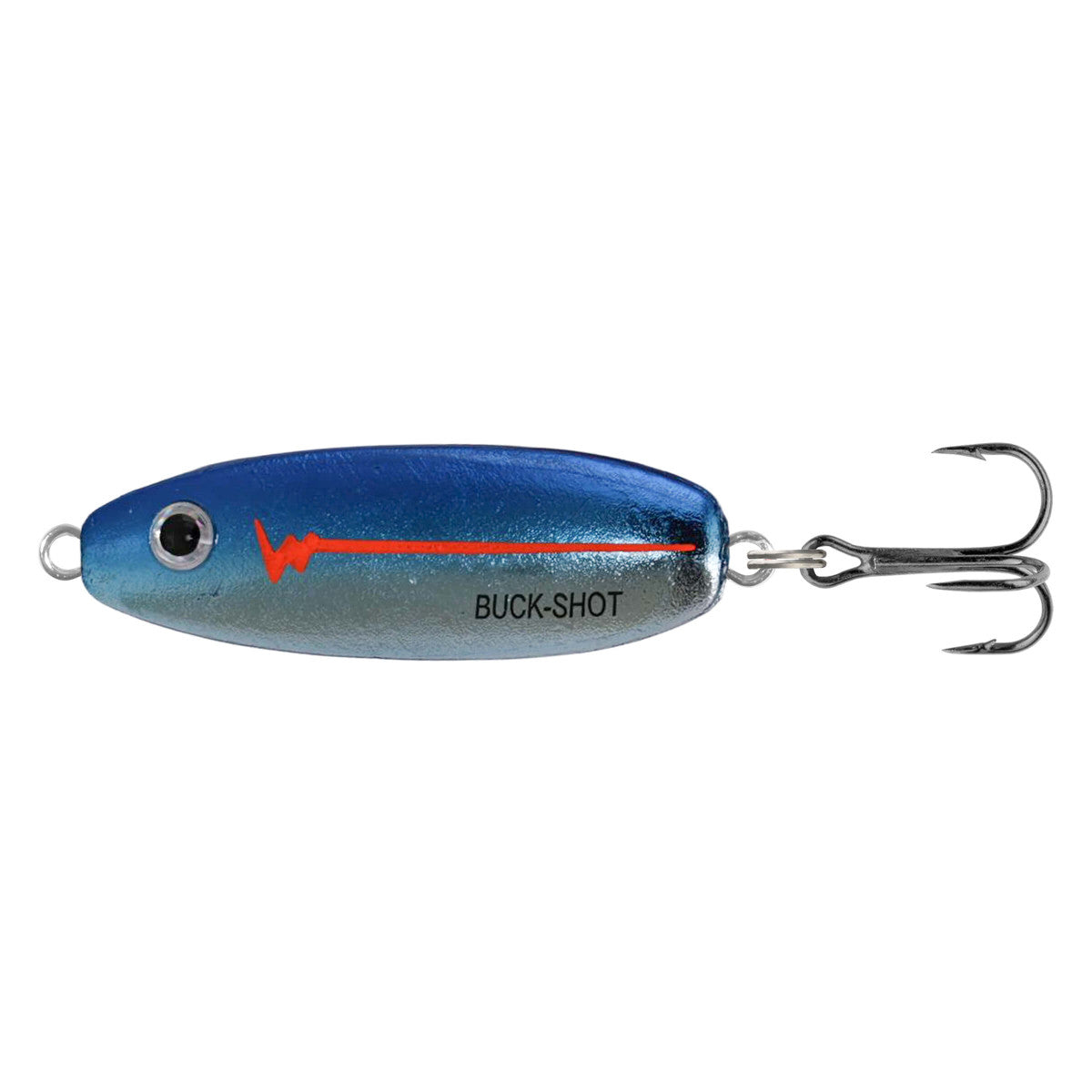 NORTHLAND BUCKSHOT RATTLE SPOON - 1OZ - #4HKBLUE RACECAR