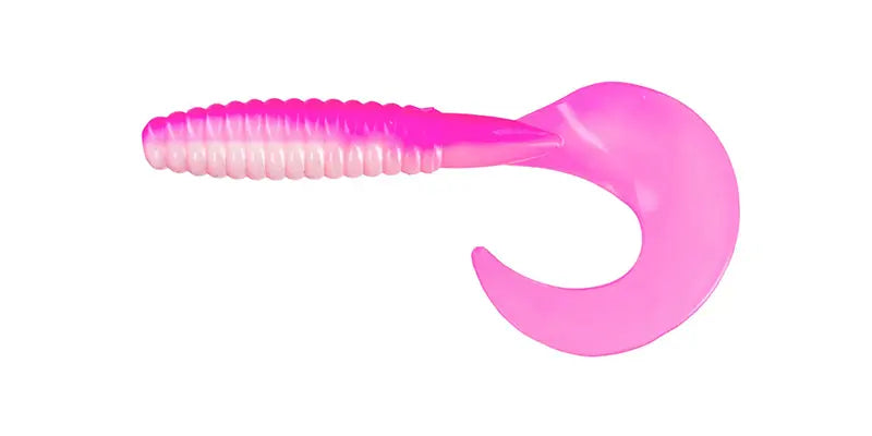 Big Bite Baits Fat Grub Curl Tail, 2in