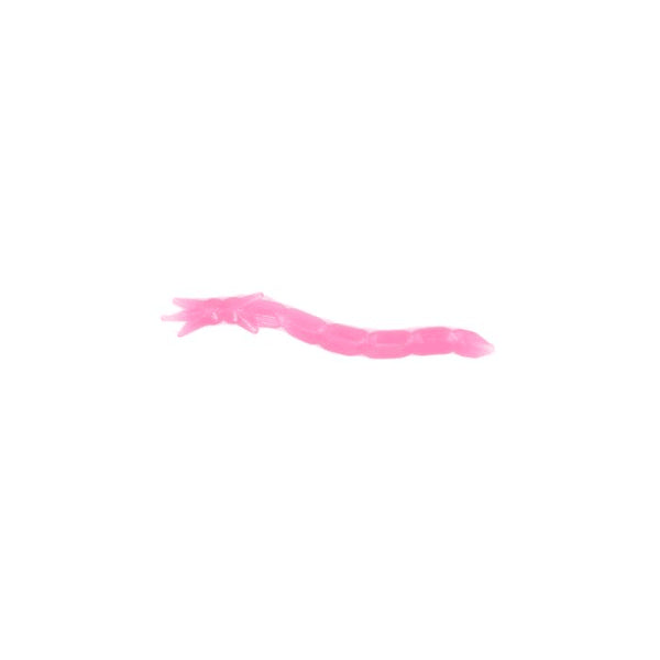 CLAM 10196CL BLOODI TAIL CP6 1 1/4" 8PK HOT PINK GLOW - HOT PINK GLOW