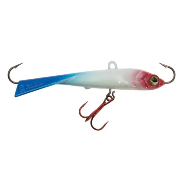 Clam Tikka Mino Jigging Fishing Lure, 1/8 Oz, Size 14, USA Glow