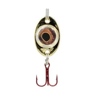 FISH DADDY FD01107 SPOON CP6 1/8OZ DIRTY BOMB GLD/GRN - GREEN LED/GOLD | 1/8OZ 1PK