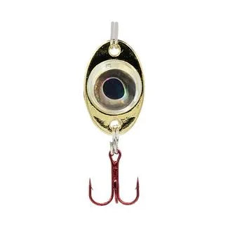 FISH DADDY FD01116 SPOON CP6 1/16OZ DIRTY BOMB GLD/BLU - BLUE LED/GOLD SPOON | 1/16OZ 1PK