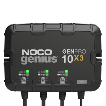 NOCO GENPRO10X3 12V 3-Bank, 10-Amp (Per Bank) On-Board Battery Charger