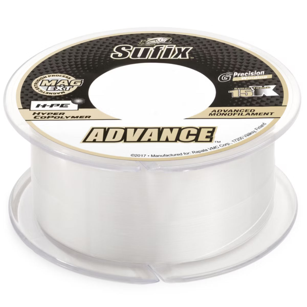 Sufix Advance Monofilament Fishing Line, 20 lb, 330 Yds. - Clear