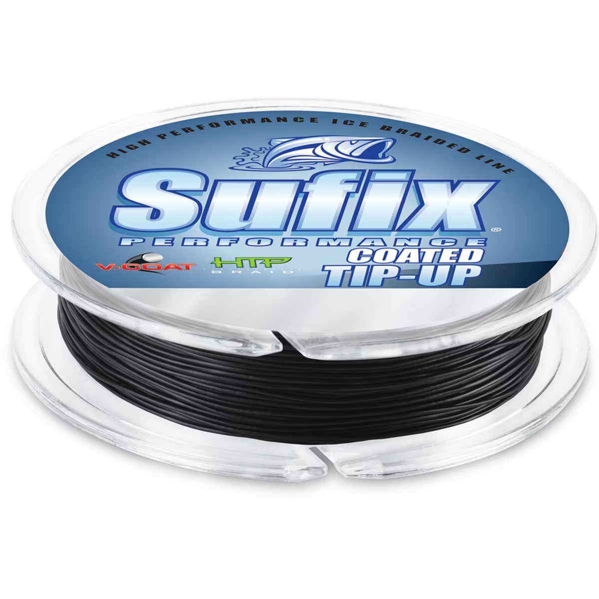 Sufix Performance V-Coat Tip-UP Line Fishing Line, 20 lb, 50 Yds. - Black