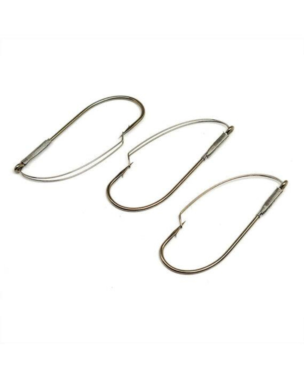 Gamakatsu Worm Straight Shank Hook with Wire Guard - Bronze G65111-1/0
