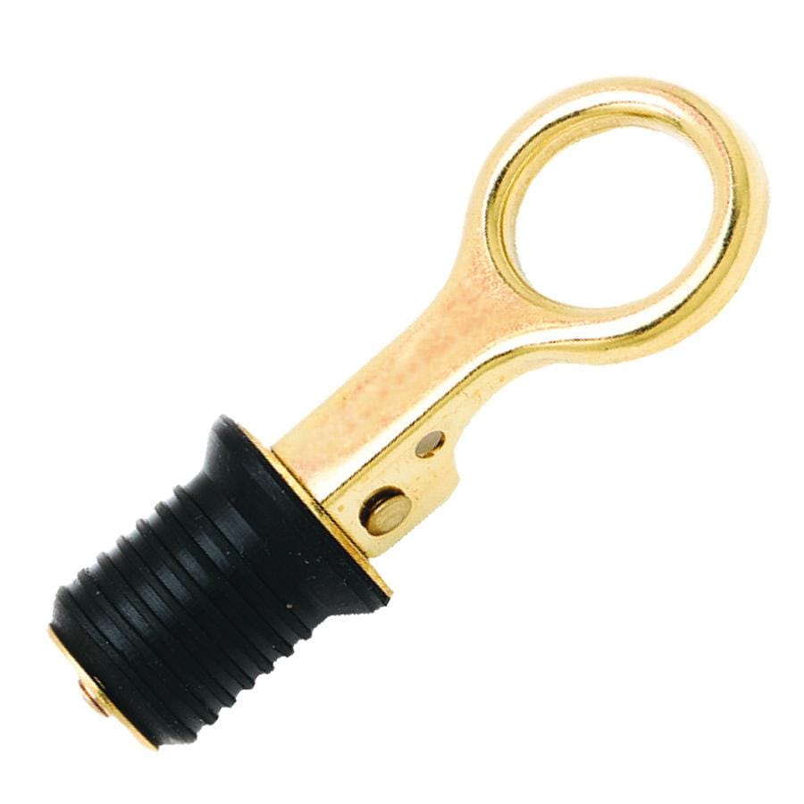 T H Marine Be Pl 54842 Dp Snap Drain Plug 1 Brass
