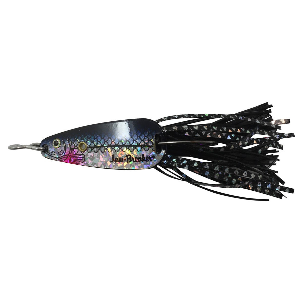 NORTHLAND JAW BREAKER WEEDLESS SPOON JBS-3 BLACK SHINER