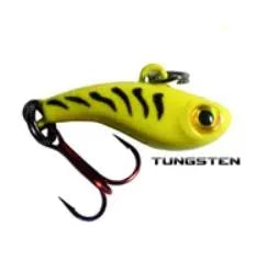 KENDERS T155 TUNGT-RIP CP12 1/2" #16TRBHK CHT TIG GL - CHARTREUSE TIGER GLO | 1/2" #16 TREBLE HOOK