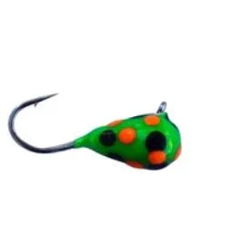 KENDERS TK1293 TUNG JIG CP1 3MM #16HK GREEN ORANGE BLK - GREEN ORANGE BLACK | 6MM #8 HOOK