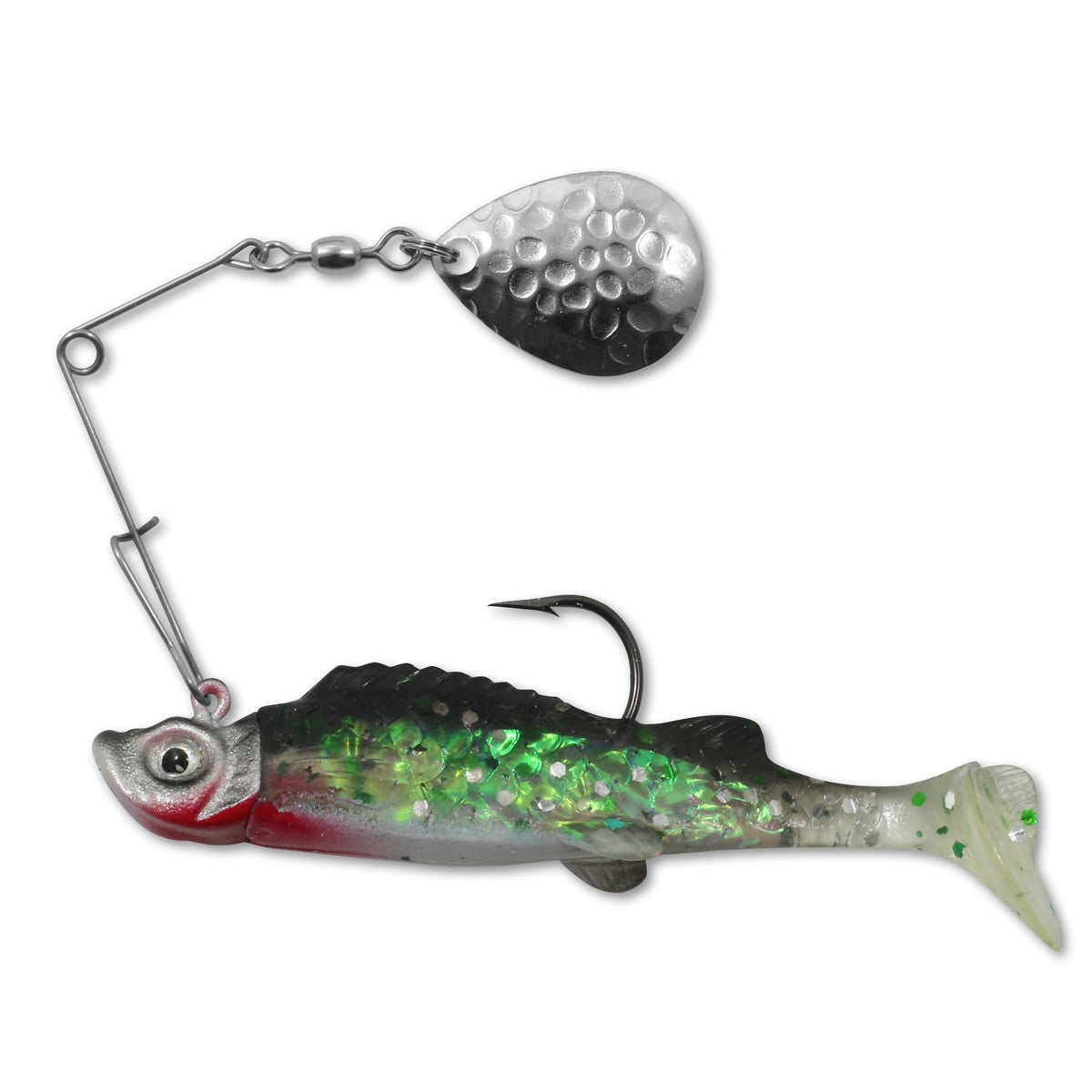 NORTHLAND MIMIC MINNOW SPIN / 1-7/8" / 1/16 OZ - #2 HK / SILVER SHINER