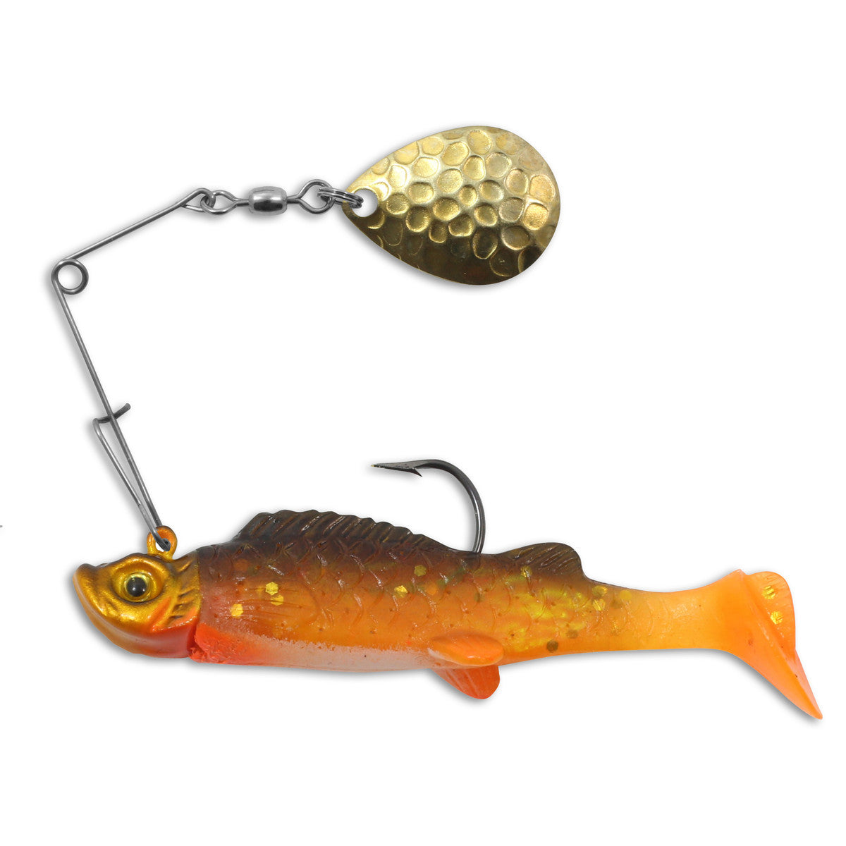 NORTHLAND MIMIC MINNOW SPIN / 2-1/8" / 1/8 OZ - #1 HK / GOLD SHINER