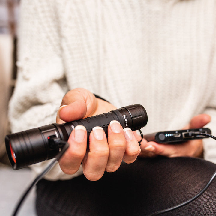 LUXPRO XP976 Pro Series 450 Lumen LED Rechargeable Flashlight