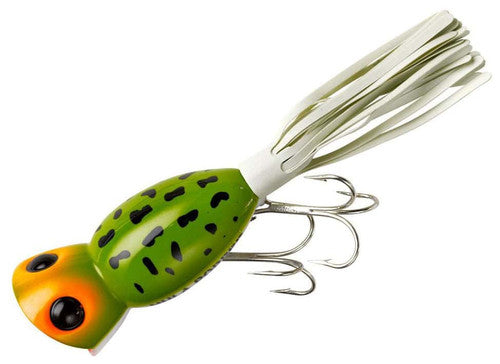 Arbogast G760 Hula Popper Lure G760-06 Frog/White