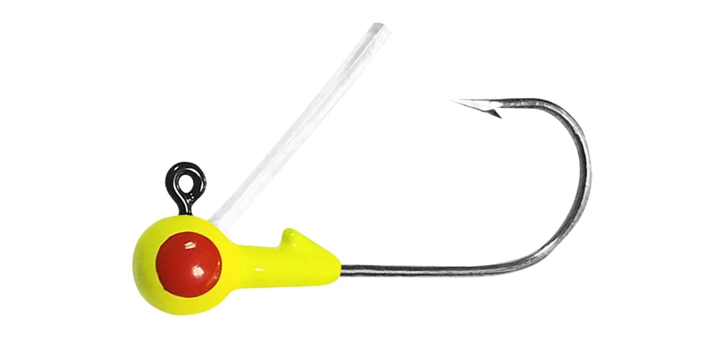 BIG BITE JIG-WEEDLESS 1/32OZ / CHARTREUSE (6 PACK)