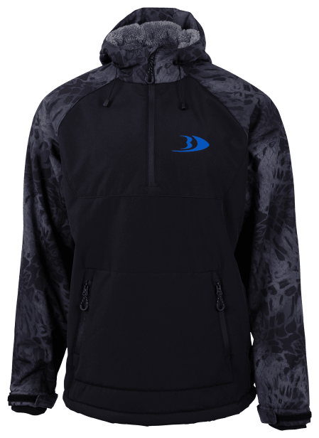 BLACKFISH Men's Gale 2.0 Soft-Shell Pullover Black/Prym1 Blackout