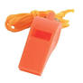 ANGLER'S CHOICE Orange Plastic Whistle With 14" Lanyard