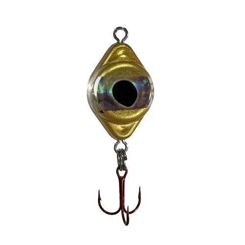 FISH DADDY FD01139 SPOON CP6 1/4OZ DIRTY BOMB GOLD/GOLD - GOLD SPOON GOLD LED | 1/4OZ 1PK