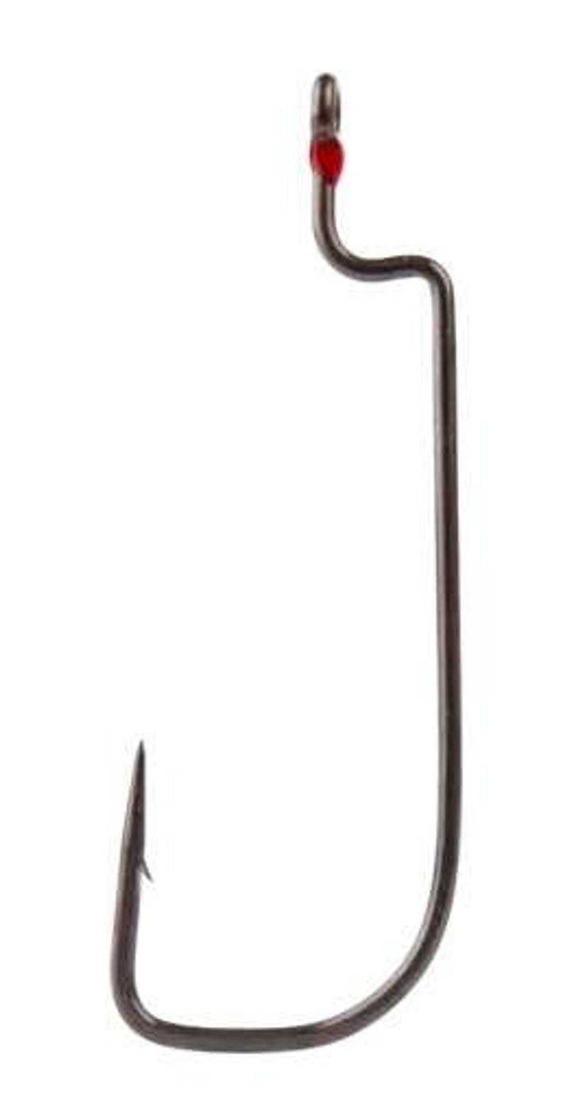 MUSTAD TAK-OFFSET WORM HOOK - 2/0 - 5PK