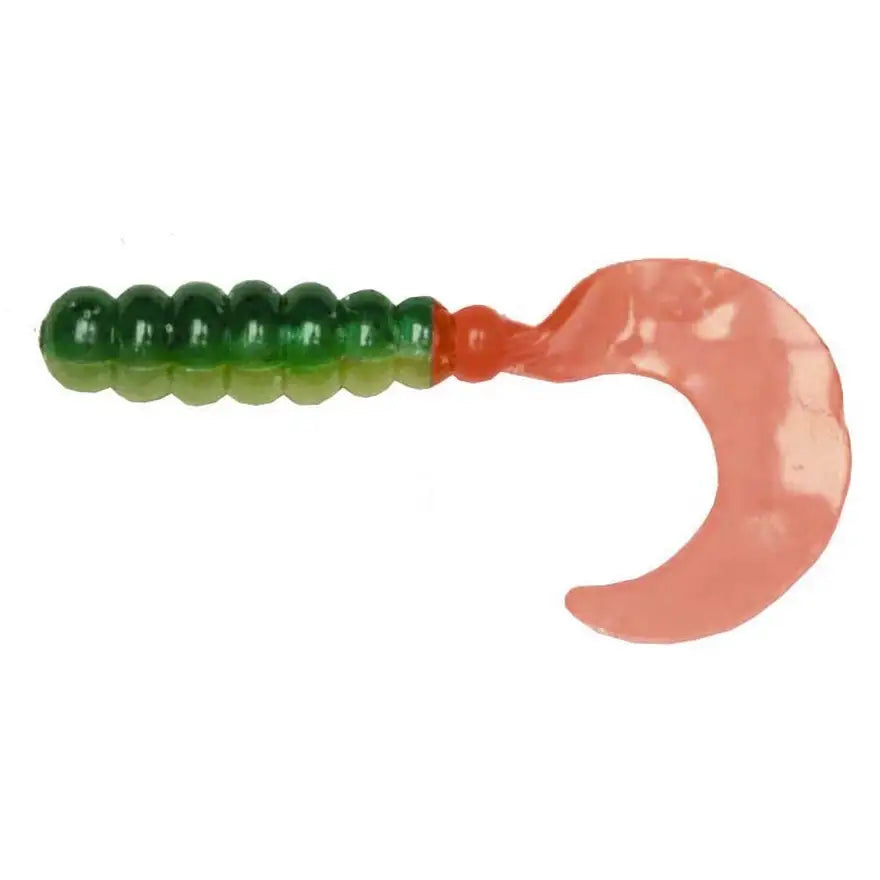 Big Bite Baits Fat Grub Curl Tail, 2in