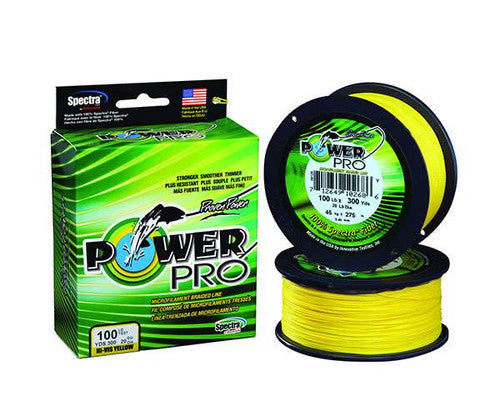 Power Pro Braided Spectra Fiber Fishing Line Hi-Vis Yellow 5LB 150 Yds