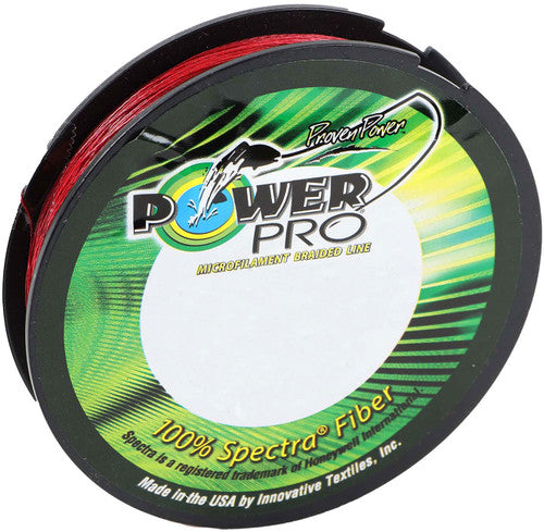Power Pro Braided Spectra Fiber Fishing Line Vermilion Red 80lb 150yds