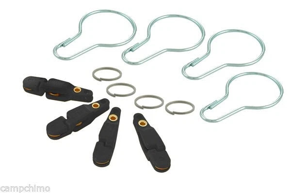 Off Shore OR14 Adjustable Board Release Med W/Split Rnge Wire Loop Blk 4 Pk