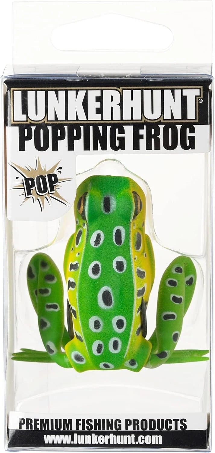 LunkerHunt Lunker Popping Frog 1/2oz: Leopard