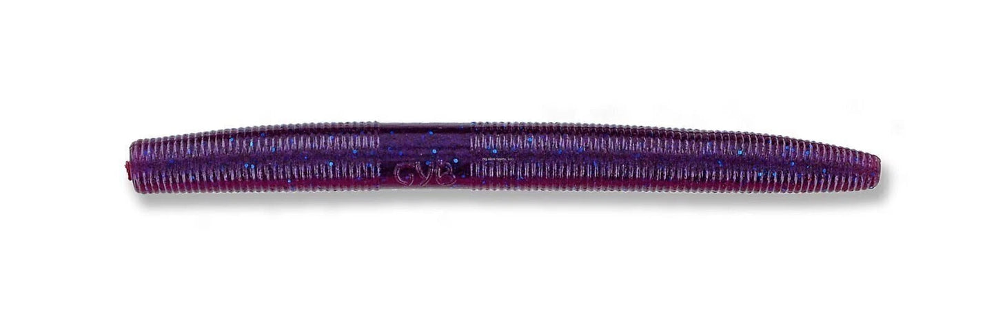YAMAMOTO 4" SENKO / 10 PACK / PURPLE PEARL /W SMALL BLUE FLAKE