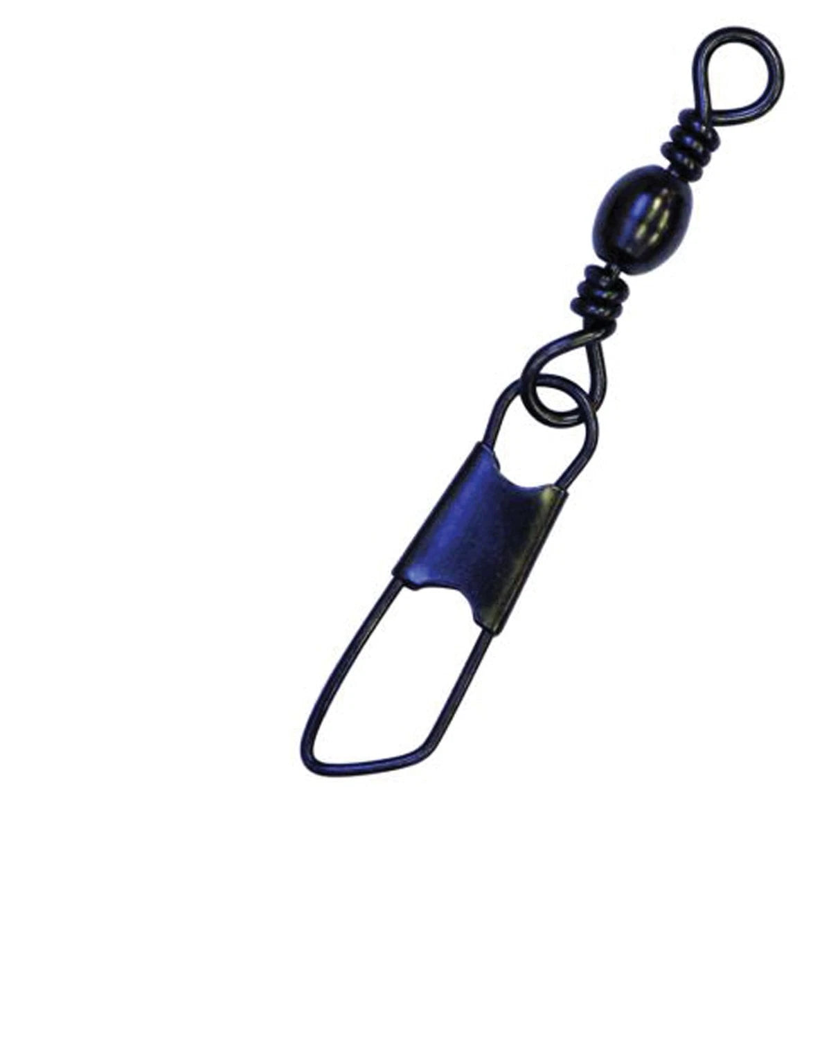 Eagle Claw Barrel Swivel 12-Pack | Black, #12 Durable Fishing Gear with Safety