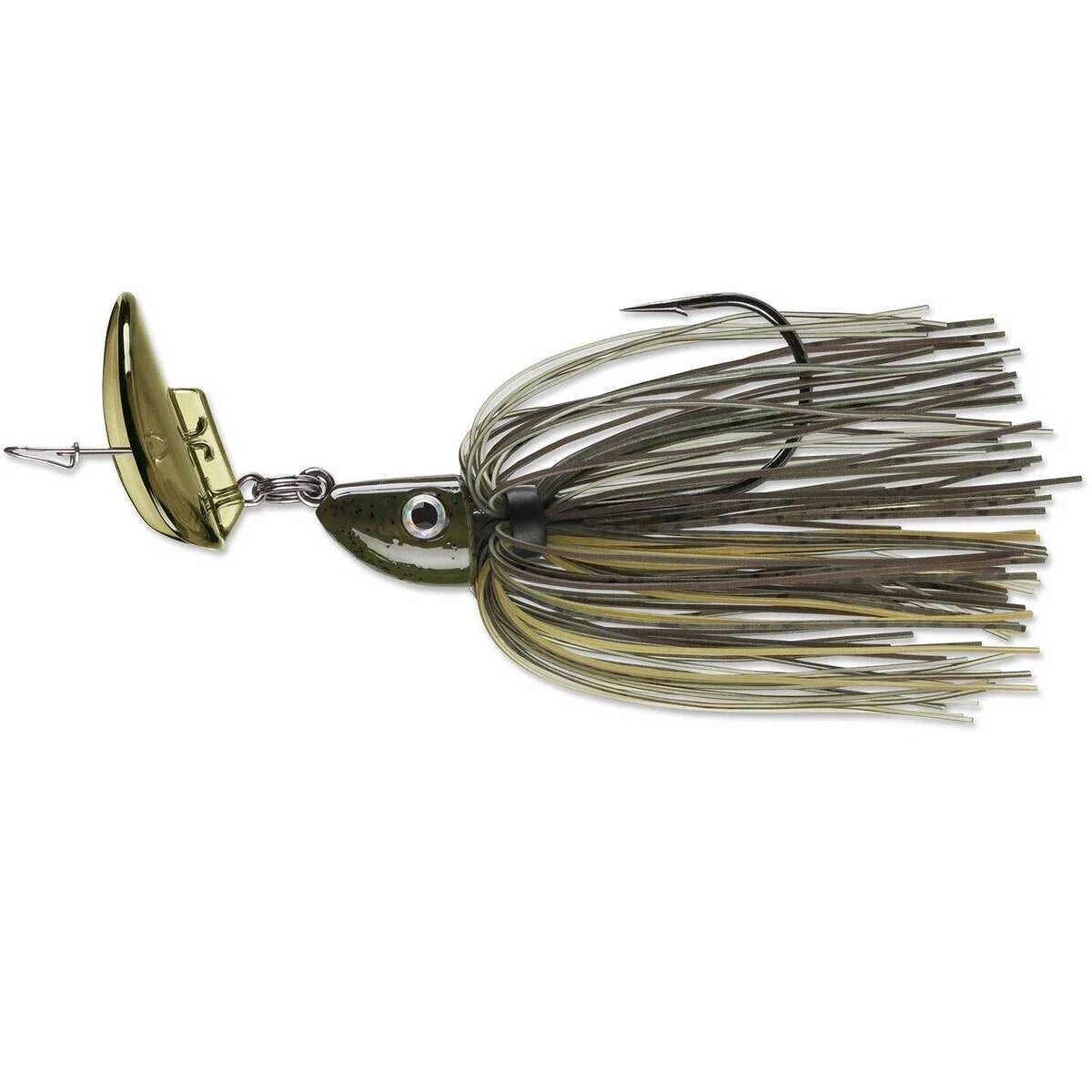Terminator 3/8 Shuddering Bait Blade Jig (Green Pumpkin)