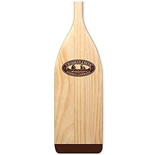 Crooked Creek Lightweight Wooden Paddle with Epoxy Blade Tip - 4ft